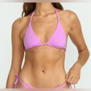 Billabong Sol Searcher Multi Tri Bikini Top Rose Sz S & TS Tanga Bottom Sz M